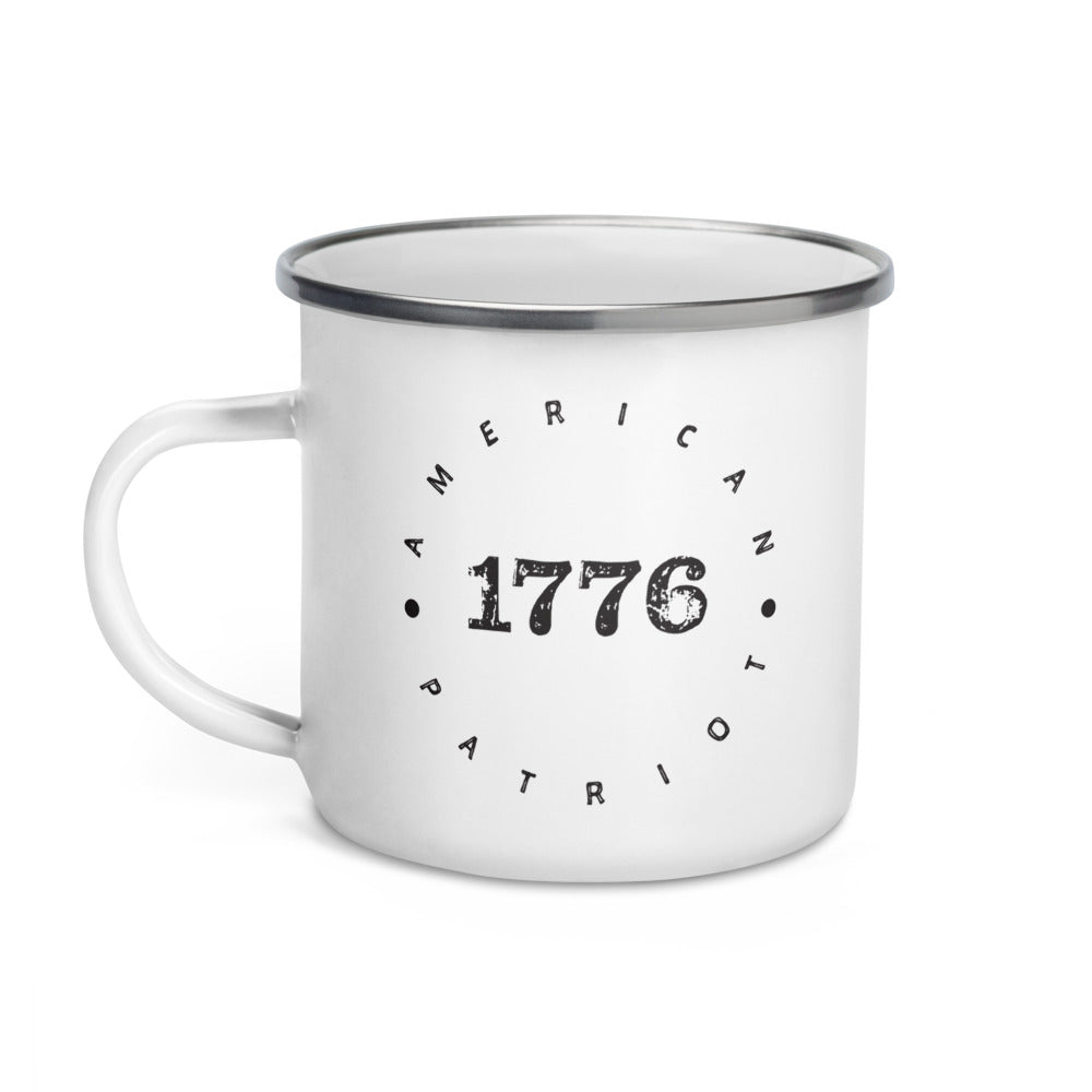 1776 Logo Enamel Mug